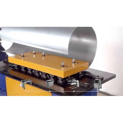 GI Round Duct Grooving Machine