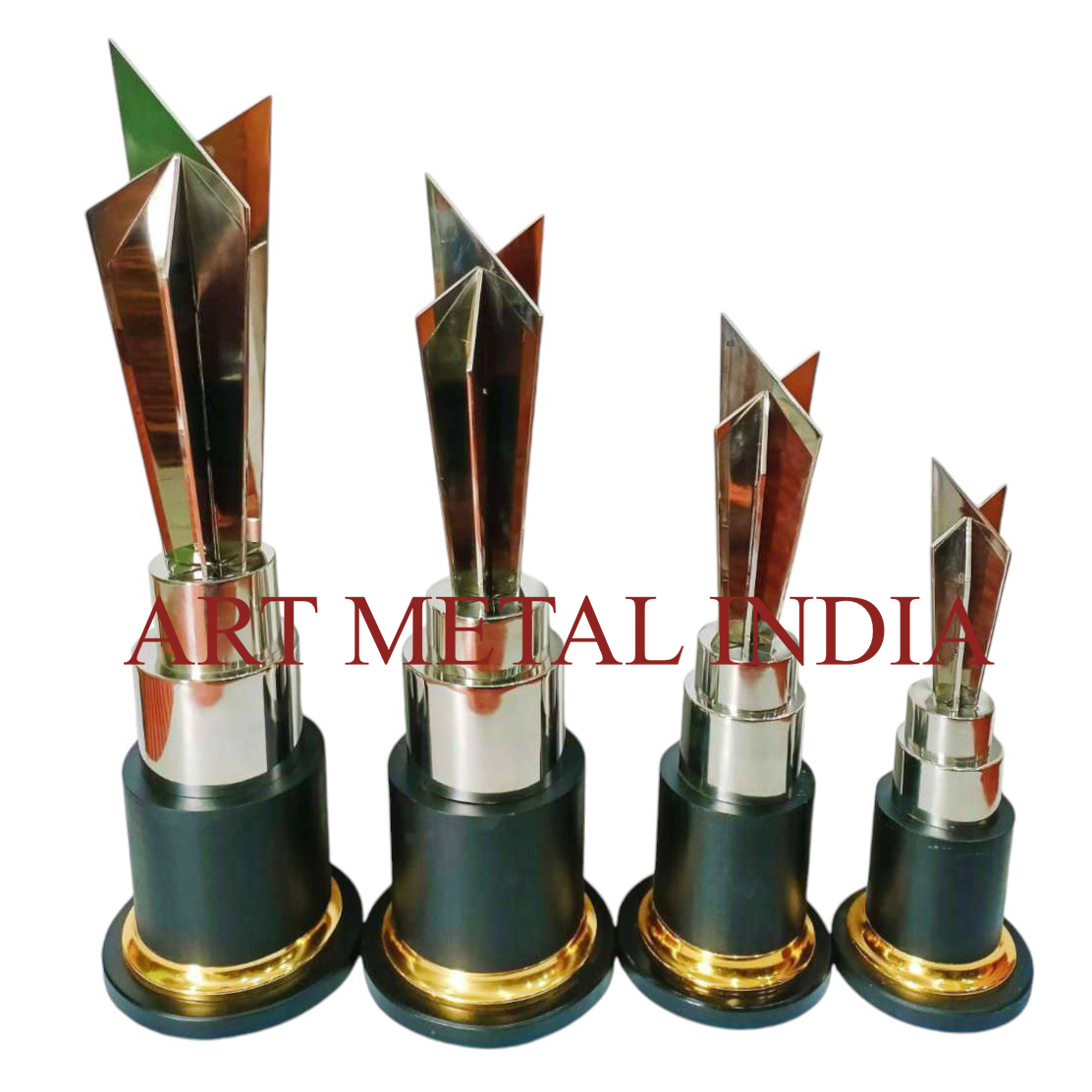 Cricket Stainless Steel Trophy #526