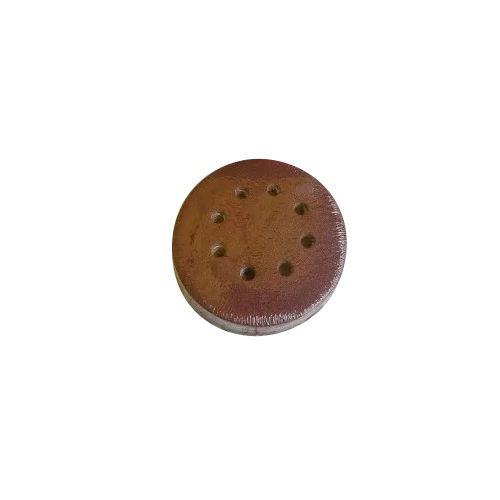 5 Inch Velcro Abrasive Paper Disc - Color: Brown