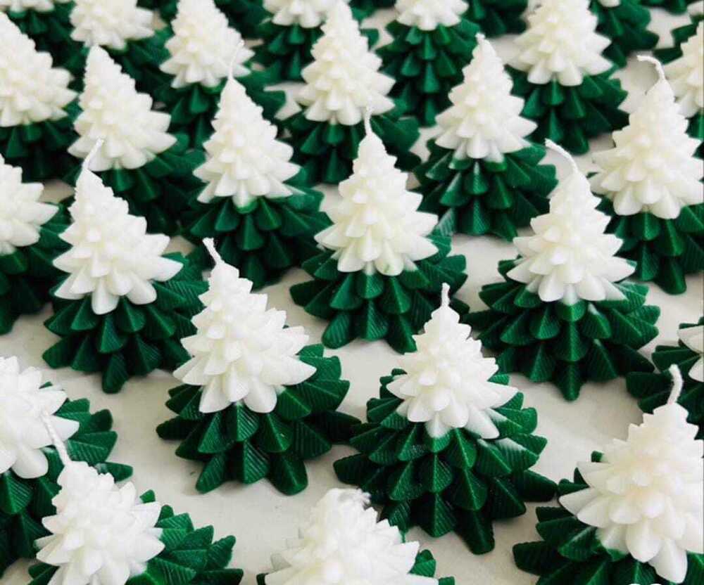 Christmas Tree Candle 1