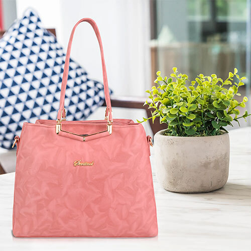 Sentinel Women Handbag - Color: Pink