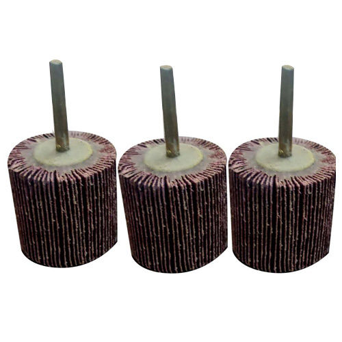 Abrasive Spindle Mop Wheel - Color: Brown