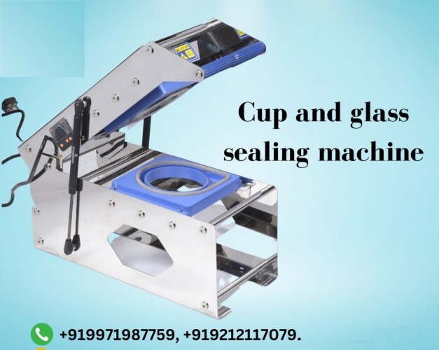 Cup Sealing Machine - Stainless Steel, 50ml to 500ml Capacity | Manual Operation, 100% Accuracy, 350 Pieces/Hour, Peel Off Sealing