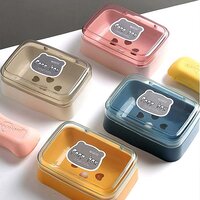 Portable Plastic Self Draining Soap Holders