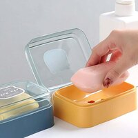 Portable Plastic Self Draining Soap Holders