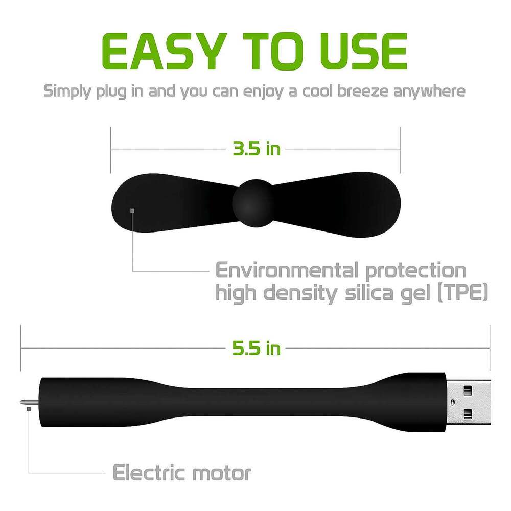 Mini USB Port Fans