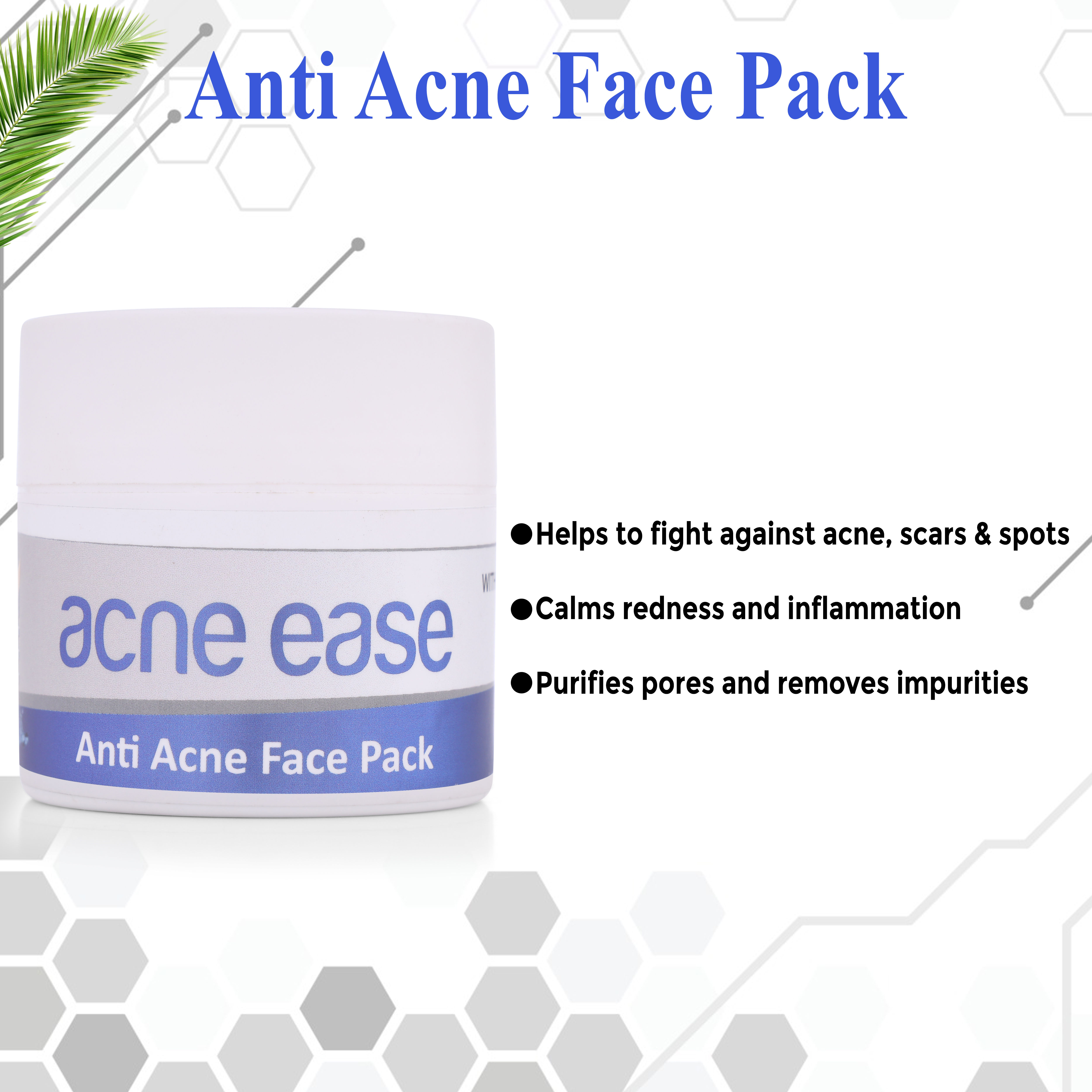 DERM  EASE  ANTI  ACNE FACE PACK  