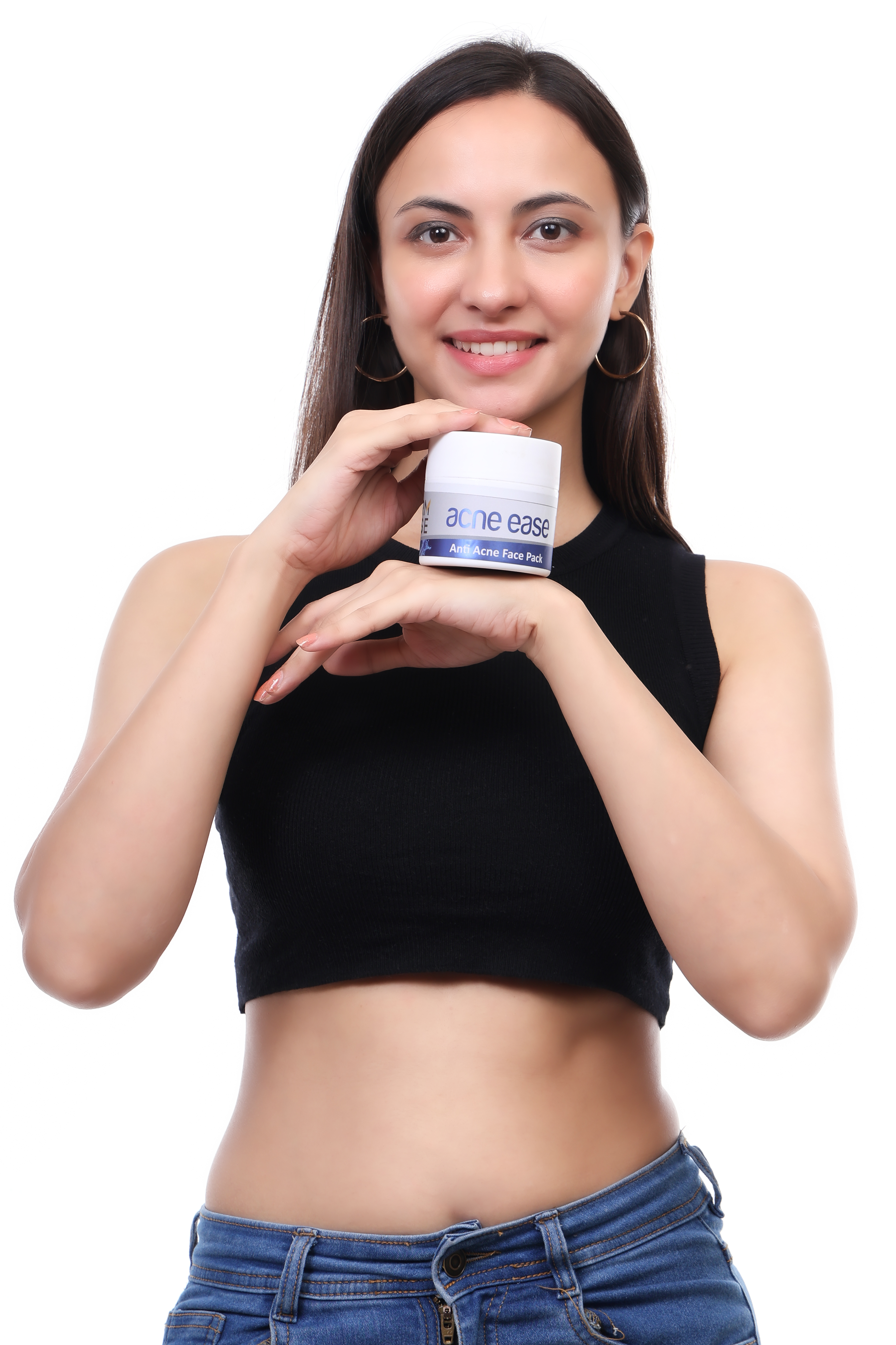 Derm Ease Anti Acne Face Pack - Cream Form, All Skin Types | Natural Extracts, Salicylic Acid, Hydration, & Oil Control For Clear Skin