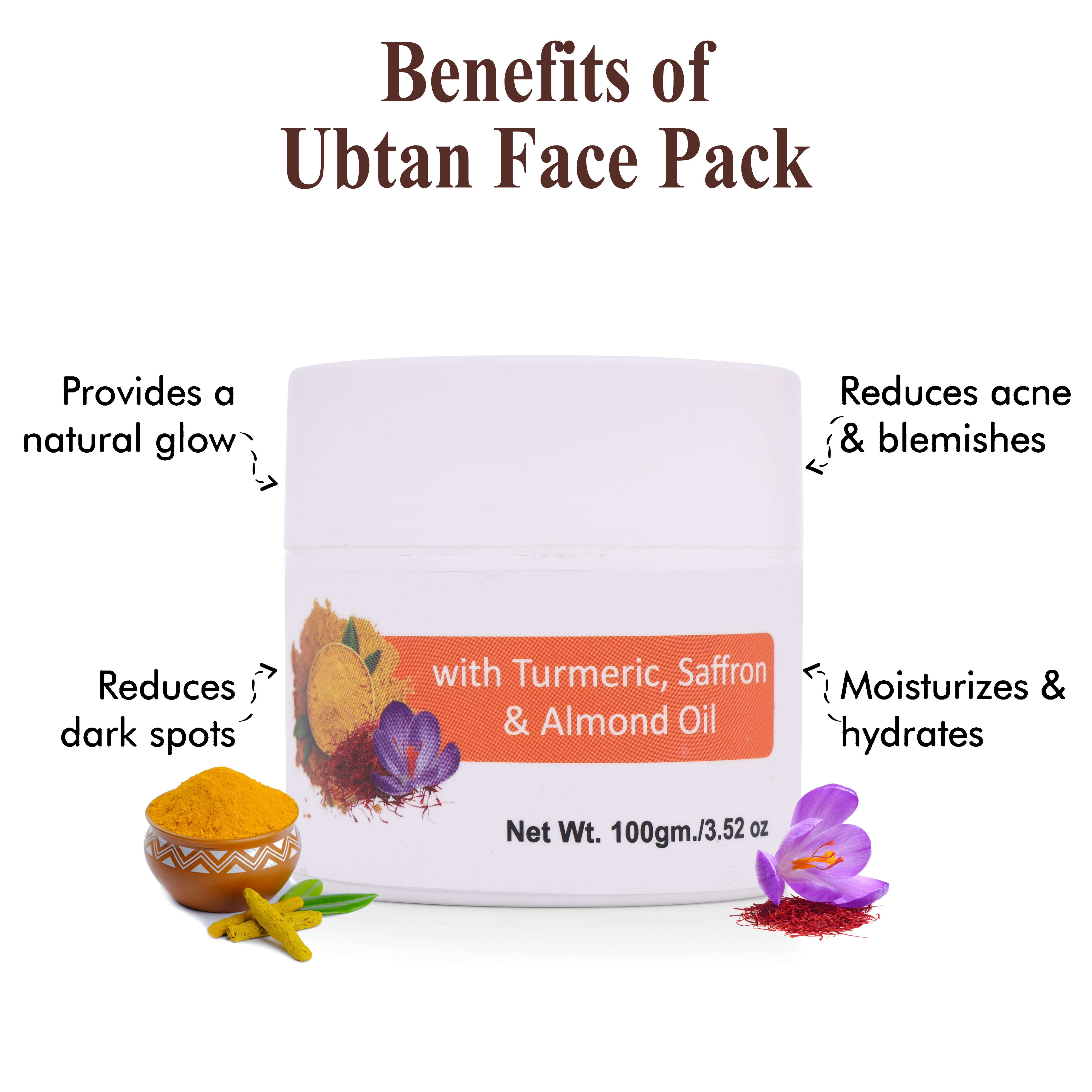 DERM EASE  UBTAN  FACE PACK