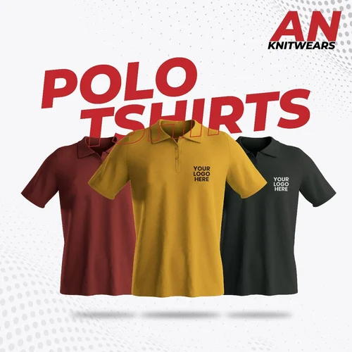 Promotional Cotton T-Shirt - 100% Cotton, Short Sleeves, Polo Collar, Multicolor | Customizable for Brand Logos and Slogans, Ideal for Events and Giveaways