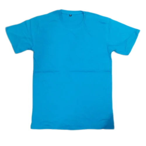 Mens Plain Blue T-Shirt