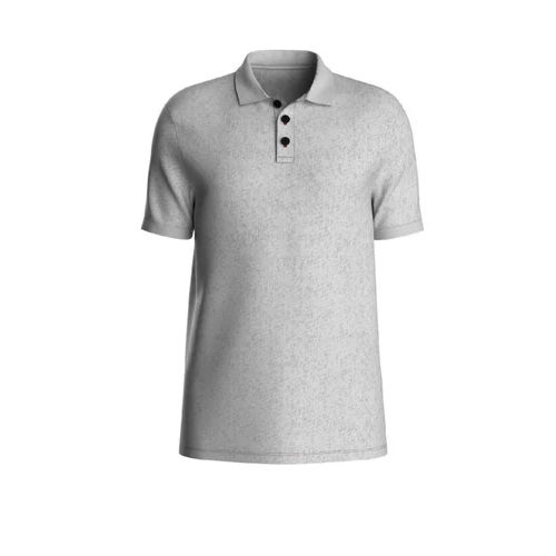 Mens Grey Polo T-Shirt - Gender: Male