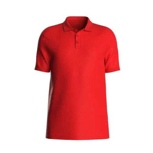 Mens Red Polo T-Shirt - Gender: Male