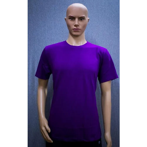 Half Sleeve T Shirt - Color: Blue