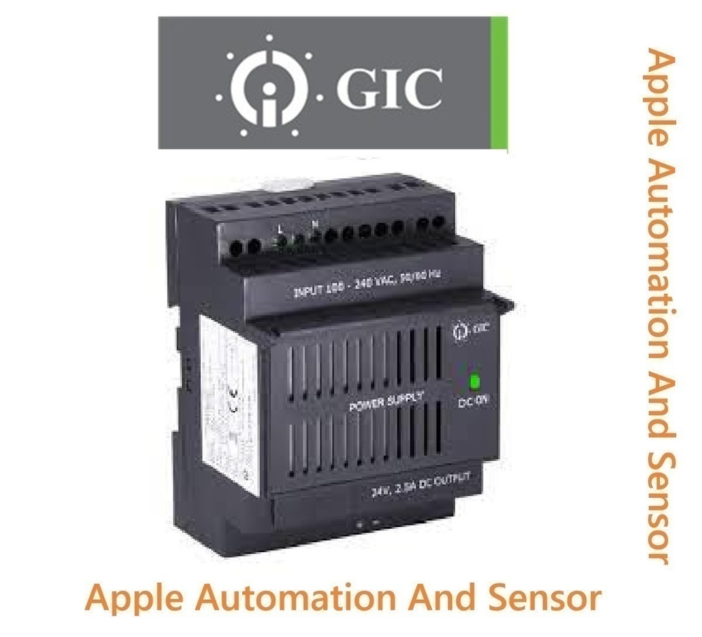 24bs241d2f Gic Smps Din Mount - Input/output Compatibility, Efficient Power Management, Compact Dimensions, 1 Year Warranty