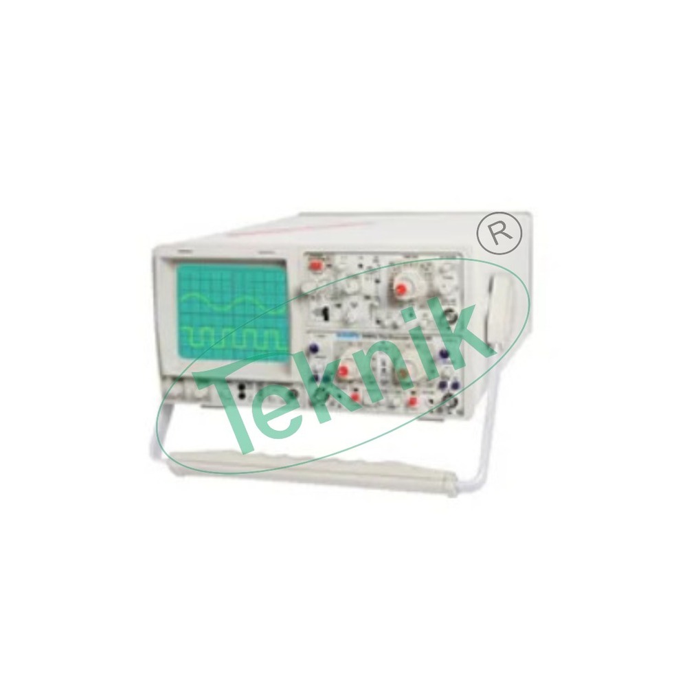 Analogue Oscilloscopes Bicourbe - 80x100 Mm Screen, 20 Mhz Bandwidth, 2 Channels, Xy Mode, 1 Mv/div Sensitivity, 310x145x440 Mm Dimensions