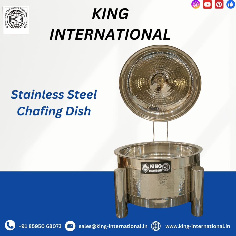 Silver Colour Essential Stainless Steel Chafing Dishes