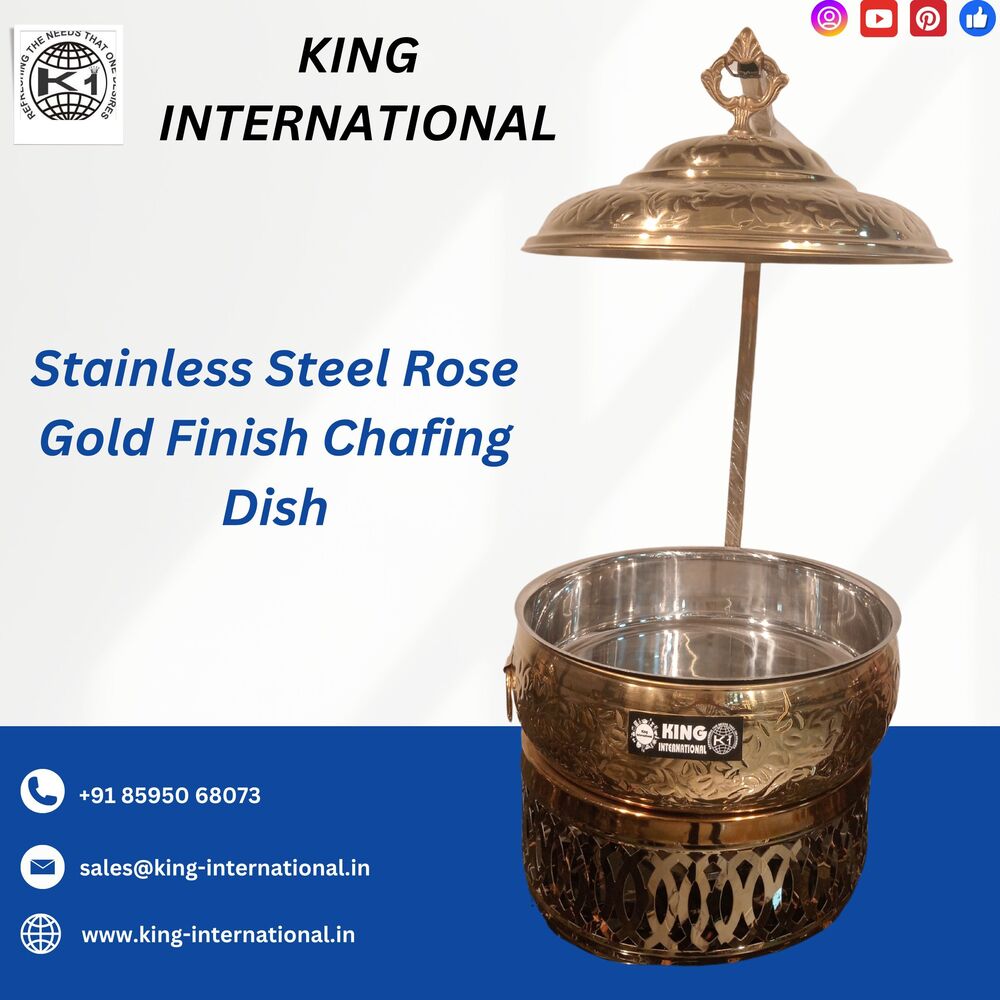 Silver Colour Essential Stainless Steel Chafing Dishes