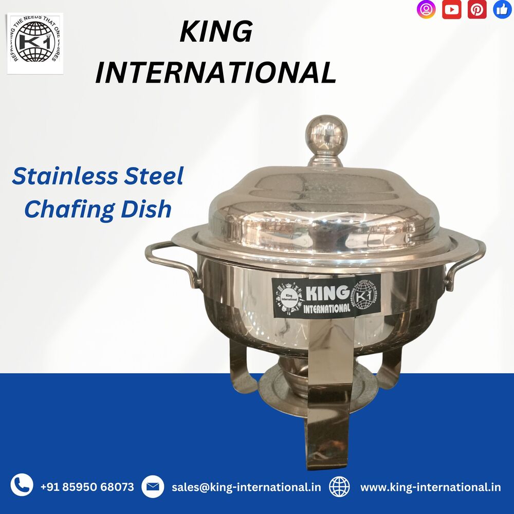 Silver Colour Essential Stainless Steel Chafing Dishes