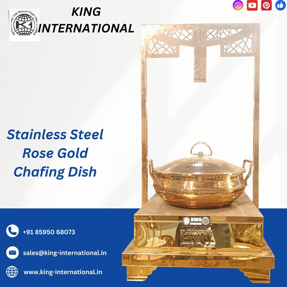 Silver Colour Essential Stainless Steel Chafing Dishes
