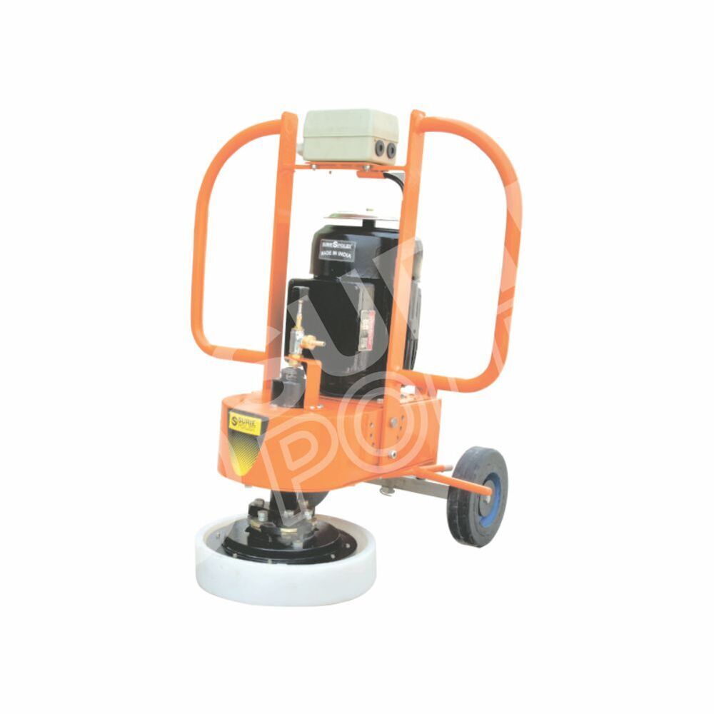 Portable Slab Polisher - 850x480x800mm Yellow Finish | Manual Operation 65kg Weight 0-400 Rpm
