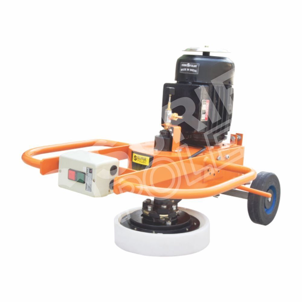 Portable Slab Polisher - 850x480x800mm Yellow Finish | Manual Operation 65kg Weight 0-400 Rpm