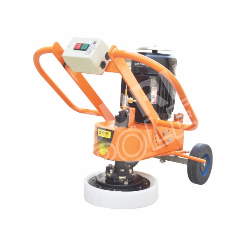 Portable Slab Polisher - 850x480x800mm Yellow Finish | Manual Operation 65kg Weight 0-400 Rpm