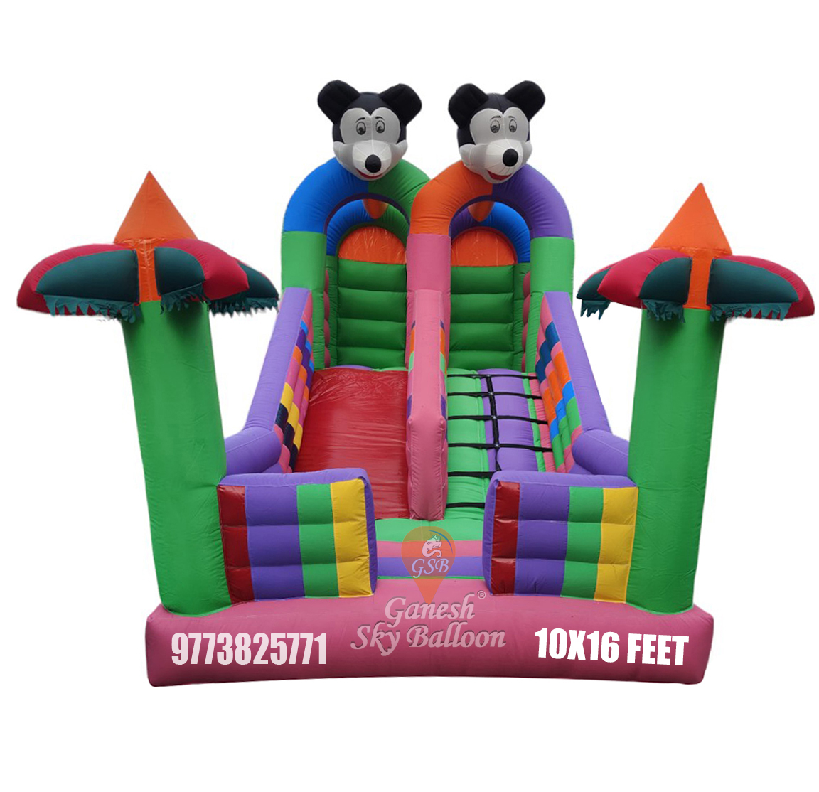 10x16 Feet Inflatable Slide Bouncy