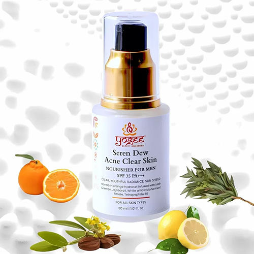 Spf 35 Pa Serene Dew Acne Clear Skin Nourisher For Men - Ingredients: Minerals