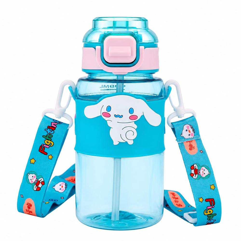 CHERRYBOX KIDS MICKY MOUSE WATER BOTTLES - Stainless Steel 500 ml Purple Color Round Shape 1 Year Warranty for Beverage Use
