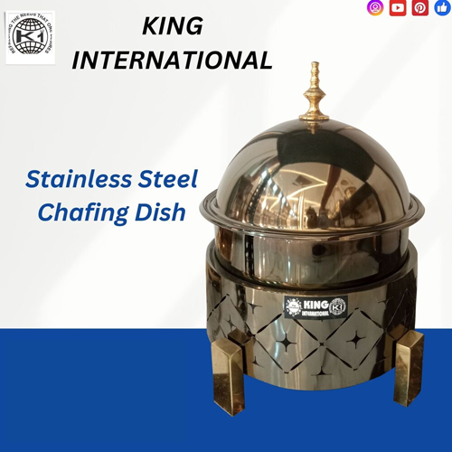 A Modern Stylish Option for Chafing Dish - Stainless Steel, 4 to 8 Quart Capacity | Elegant Heat-Retaining Serveware for Buffets and Events