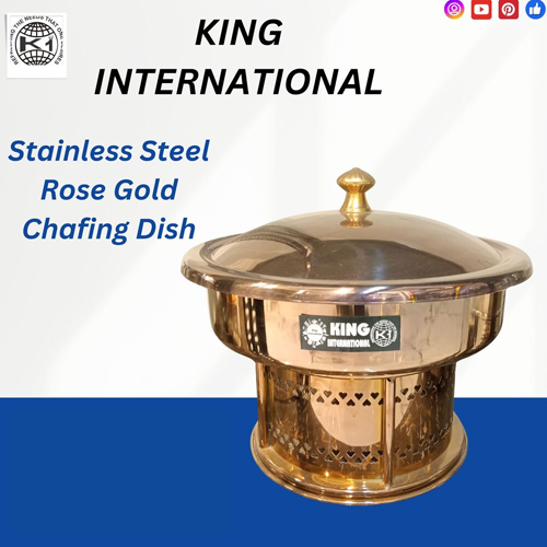 Professional for Reliable Chafing Dishes - Stainless Steel, 4 to 8 Quarts Capacity, Gel/Electric/Induction Heating Options | Rust-Resistant, Elegant Food Presentation