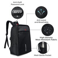 Gensis Tech Anti Theft Number Lock Backpack Bag
