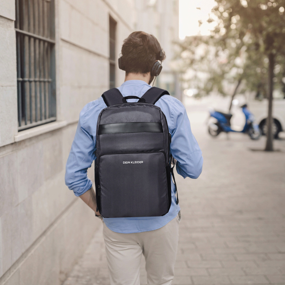 Anti Theft 15.6 Inch Smart Tech Backpack Grey