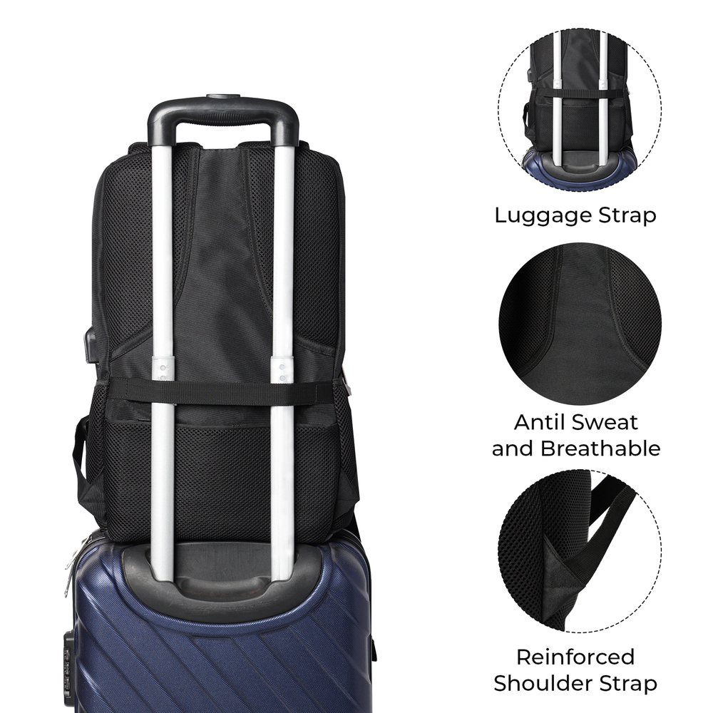 Anti Theft 15.6 Inch Smart Tech Backpack