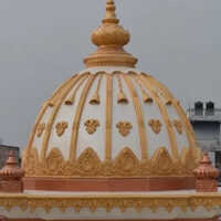 Frp Temple Dome - Pattern: Embroidery