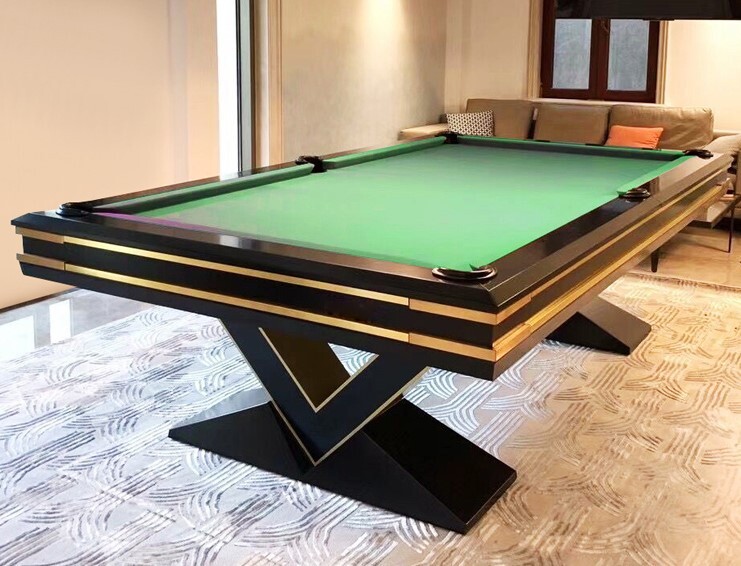 Leadsuper V Shape American Pool Table (4/8 & 4.5/9) - Designed For: All