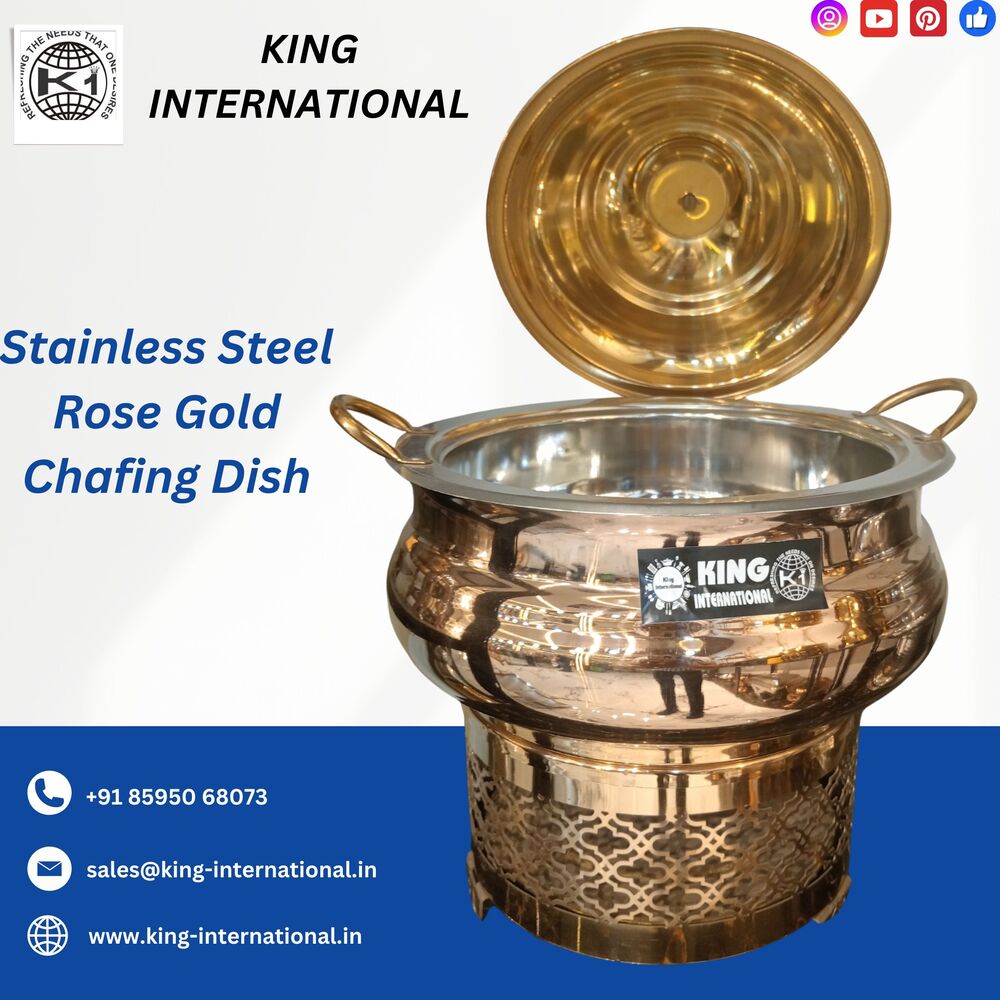 Stylish Stainless Steel Chafing Dish