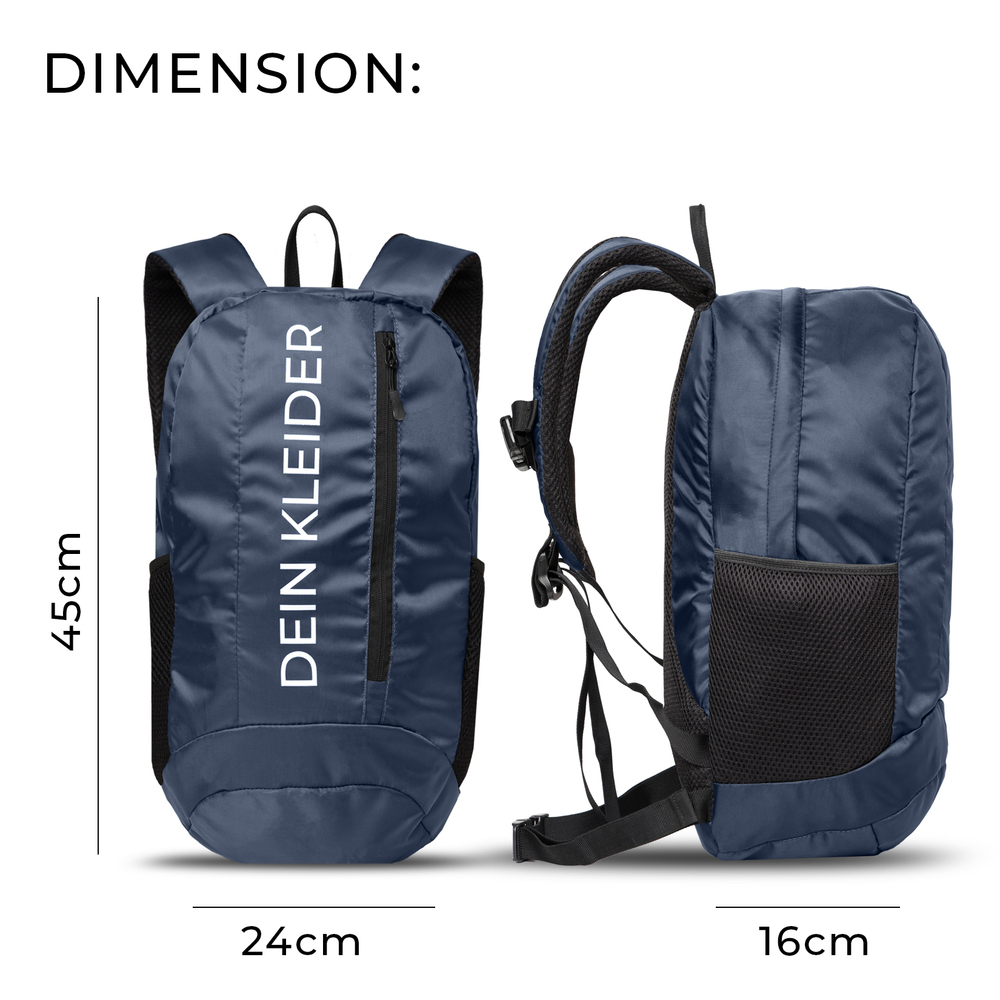 Anti Theft 15.6 Inch Smart Tech Backpack - Design: Plain