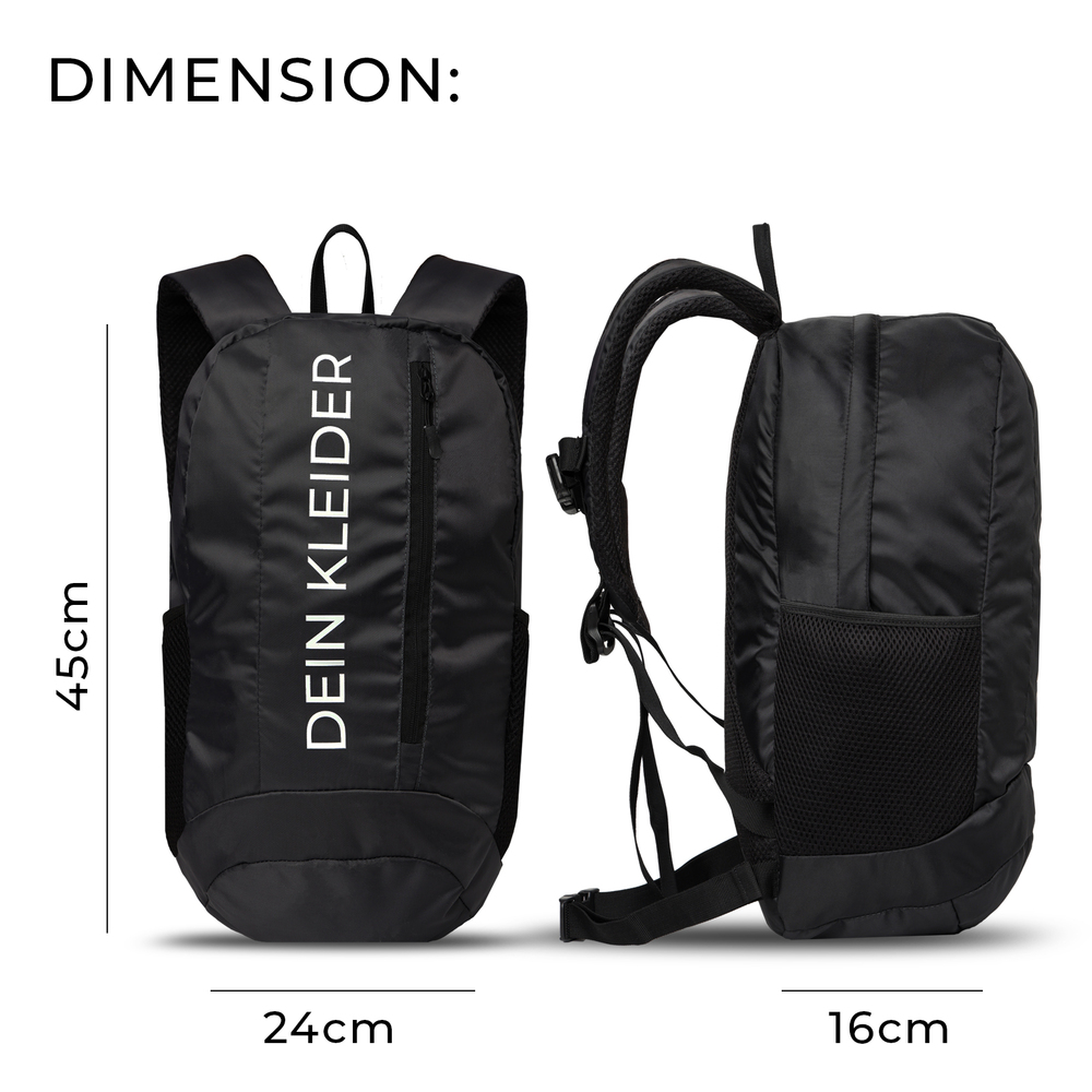 Horizon Backpack Grey - High-quality Material, Various Sizes Available, Elegant Plain Black Color | Customizable Design Options For Students