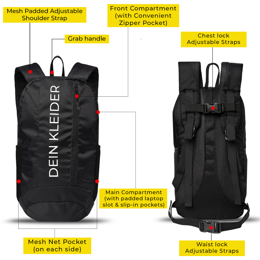 Horizon Backpack Grey - High-quality Material, Various Sizes Available, Elegant Plain Black Color | Customizable Design Options For Students