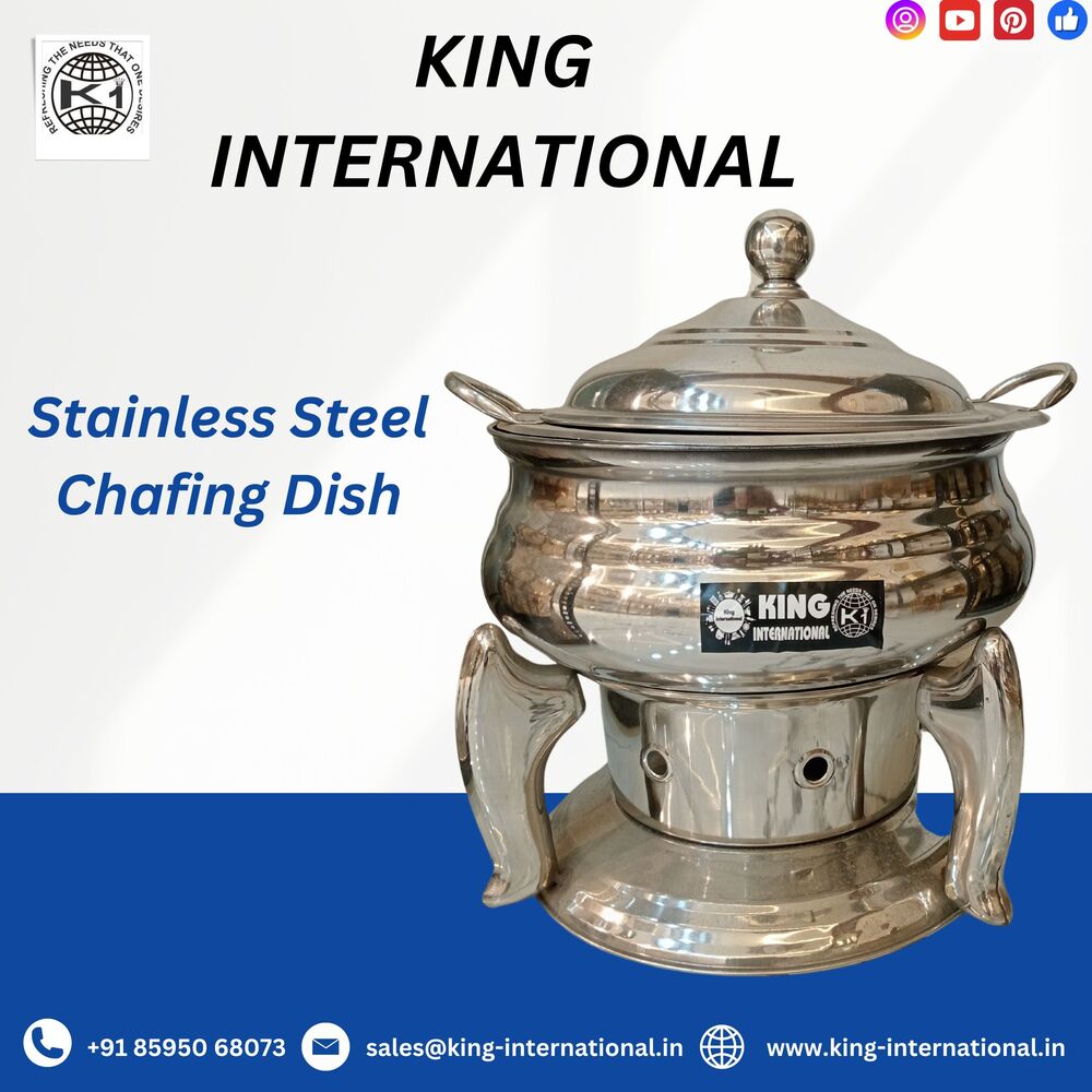 Gold Finish Stainless Steel Chafing Dish