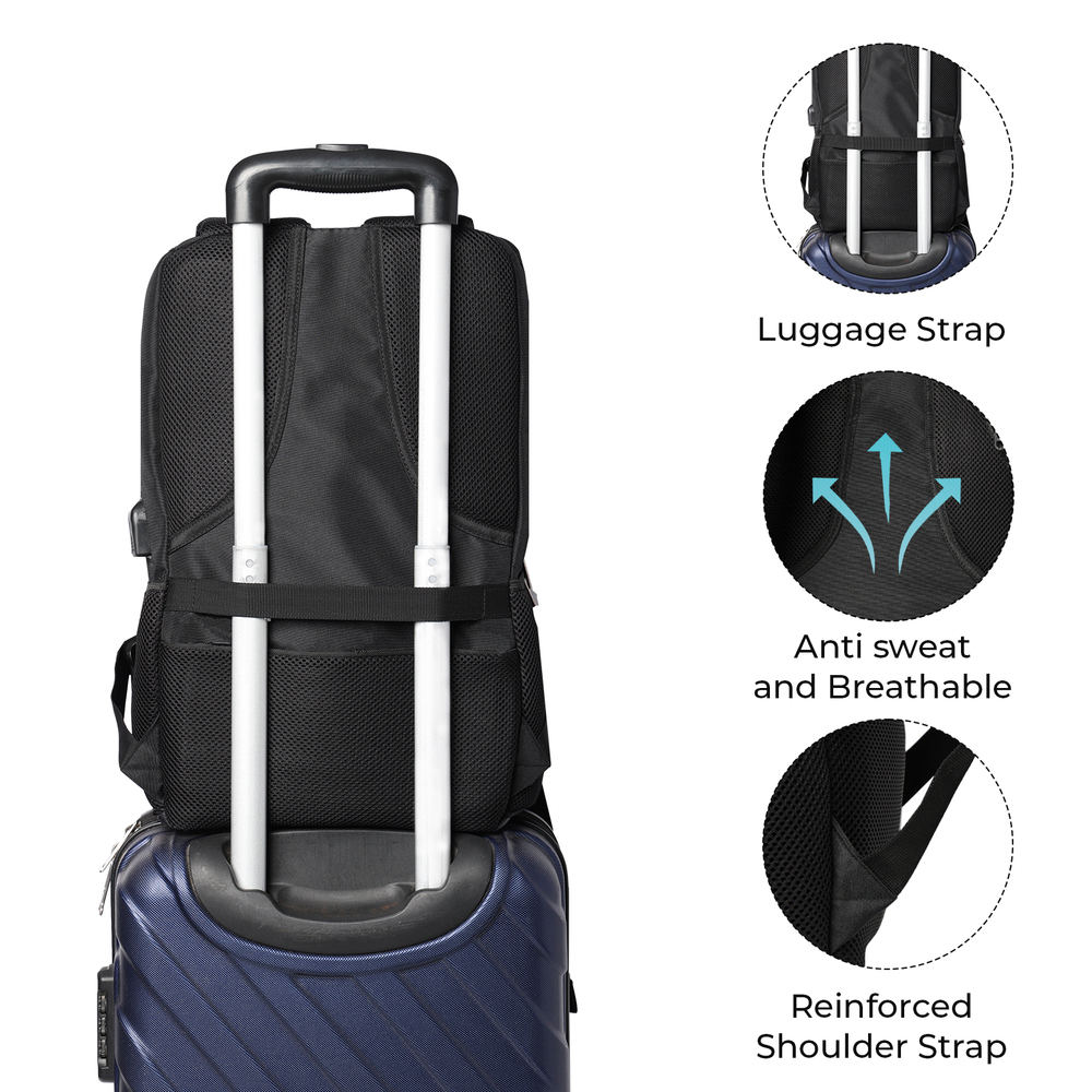 Anti Theft 15.6 Inch Smart Tech Backpack