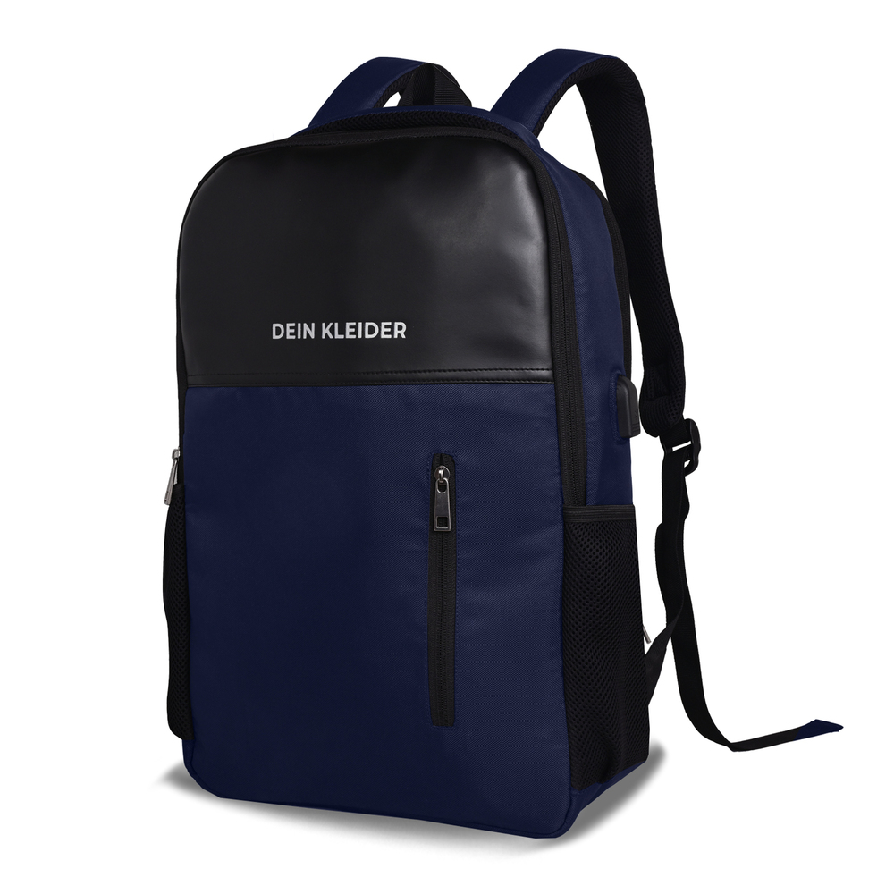 Anti Theft 15.6 Inch Smart Tech Backpack Navy