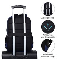 Anti Theft 15.6 Inch Smart Tech Backpack Navy