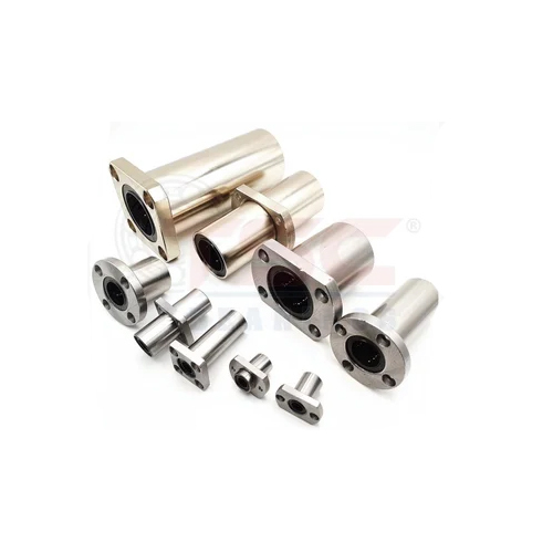 Flange Linear Bearing - Color: Silver