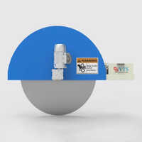 Disk Type Oil Skimmer - Stainless Steel Material, Blue Color | 1-Year Warranty for Efficient Oil Cleanup