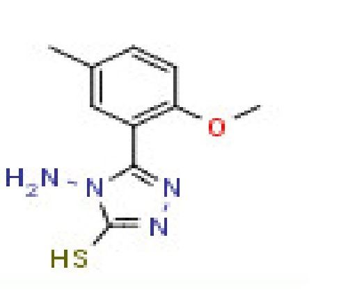 4-Amino-5-(2-methoxy-5-methyl-phenyl)- 4h-[1,2,4]triazole-3-thiol