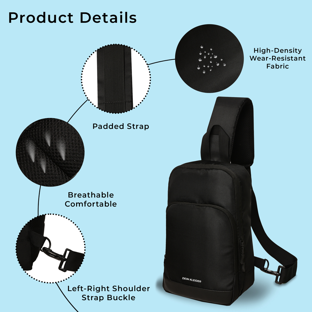 Urban Cross Pro Crossbody Sling Chest Bag Adjustable Strap