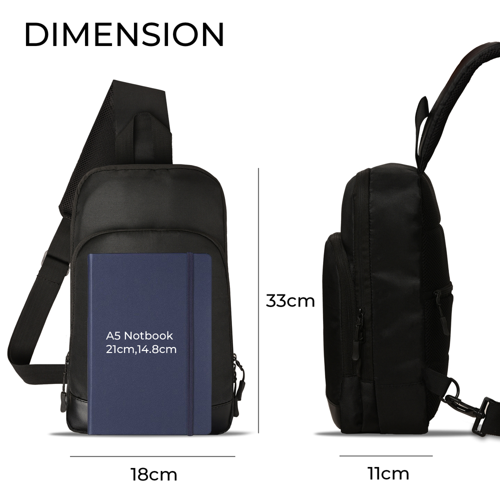 Urban Cross Pro Crossbody Sling Chest Bag Adjustable Strap
